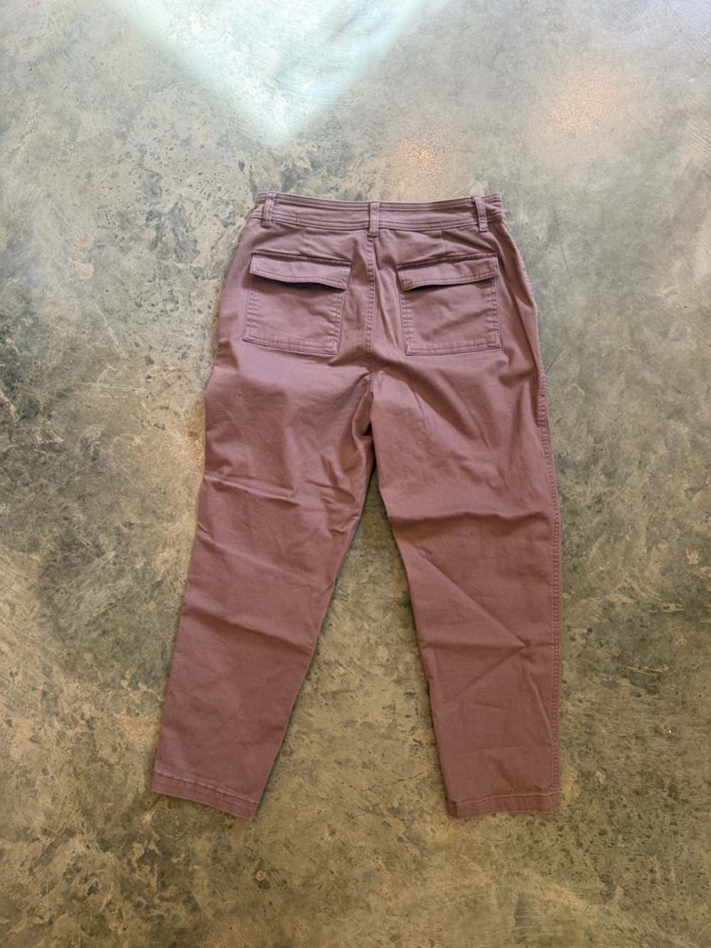 High-Rise Utility Chino in Mauve Taupe - Picture 4 of 4